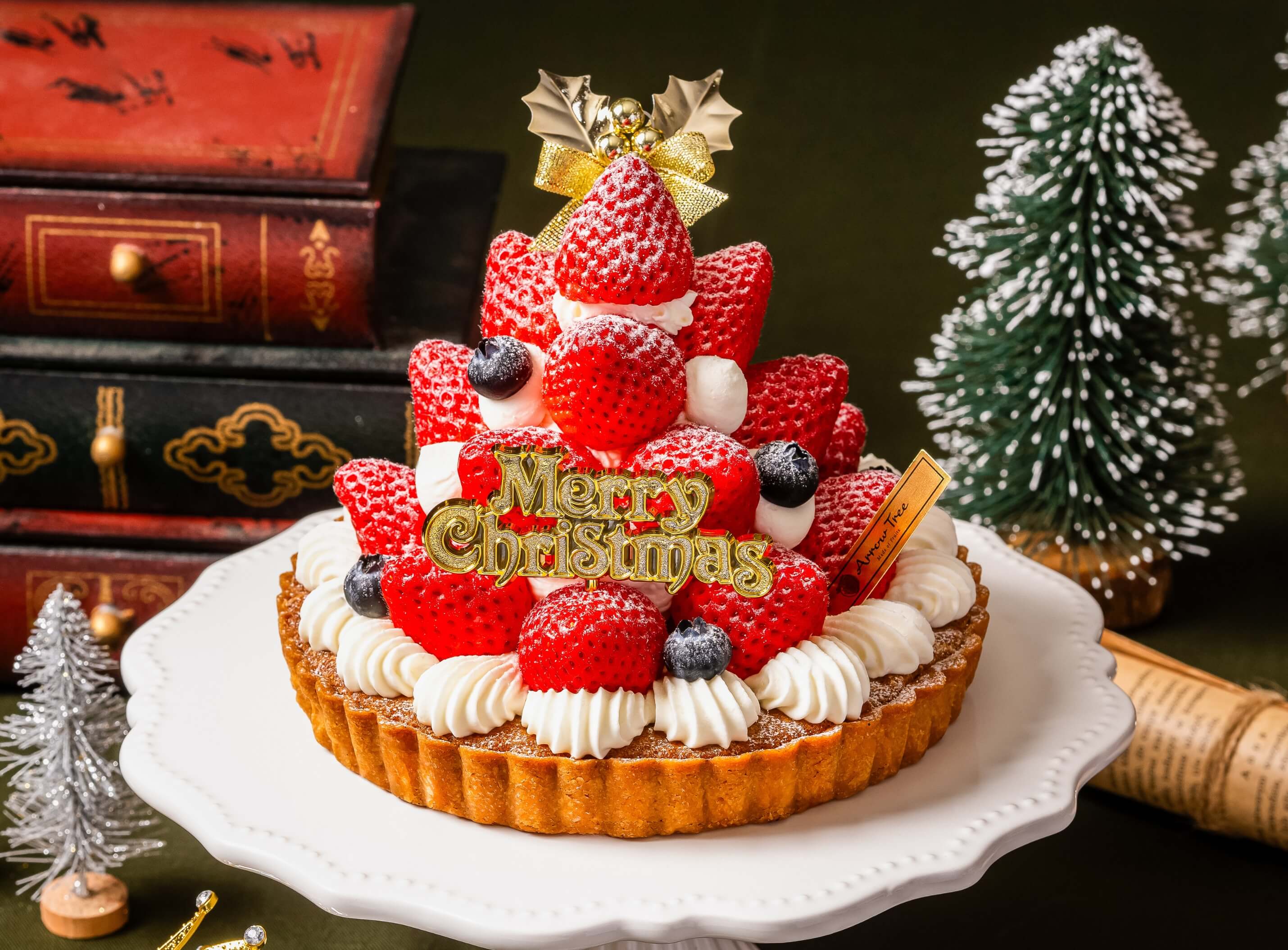 X'mas あまおうタルト 5号(ダマンド)