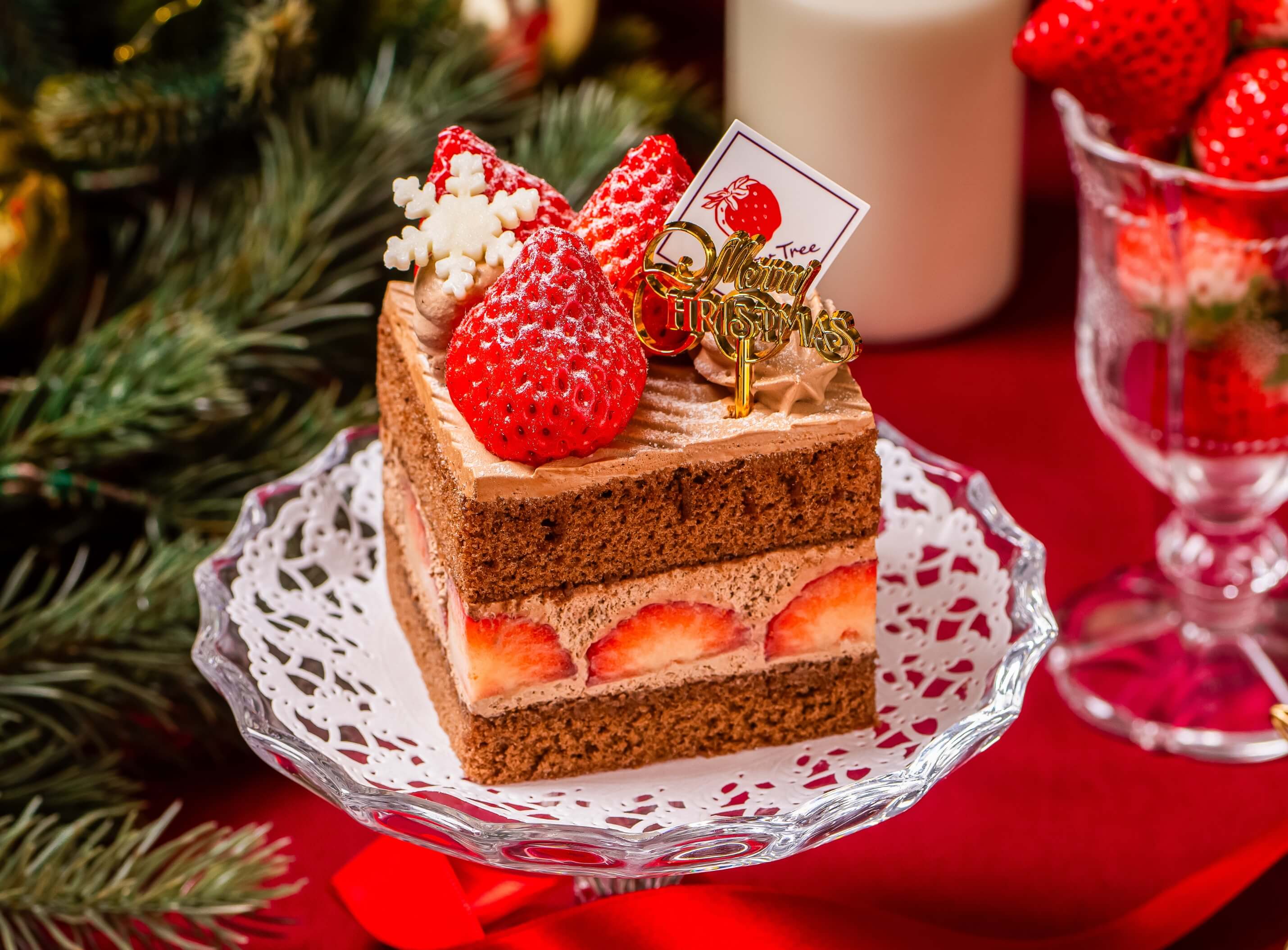 X'mas 空浮いちごのプレミアム生チョコショート