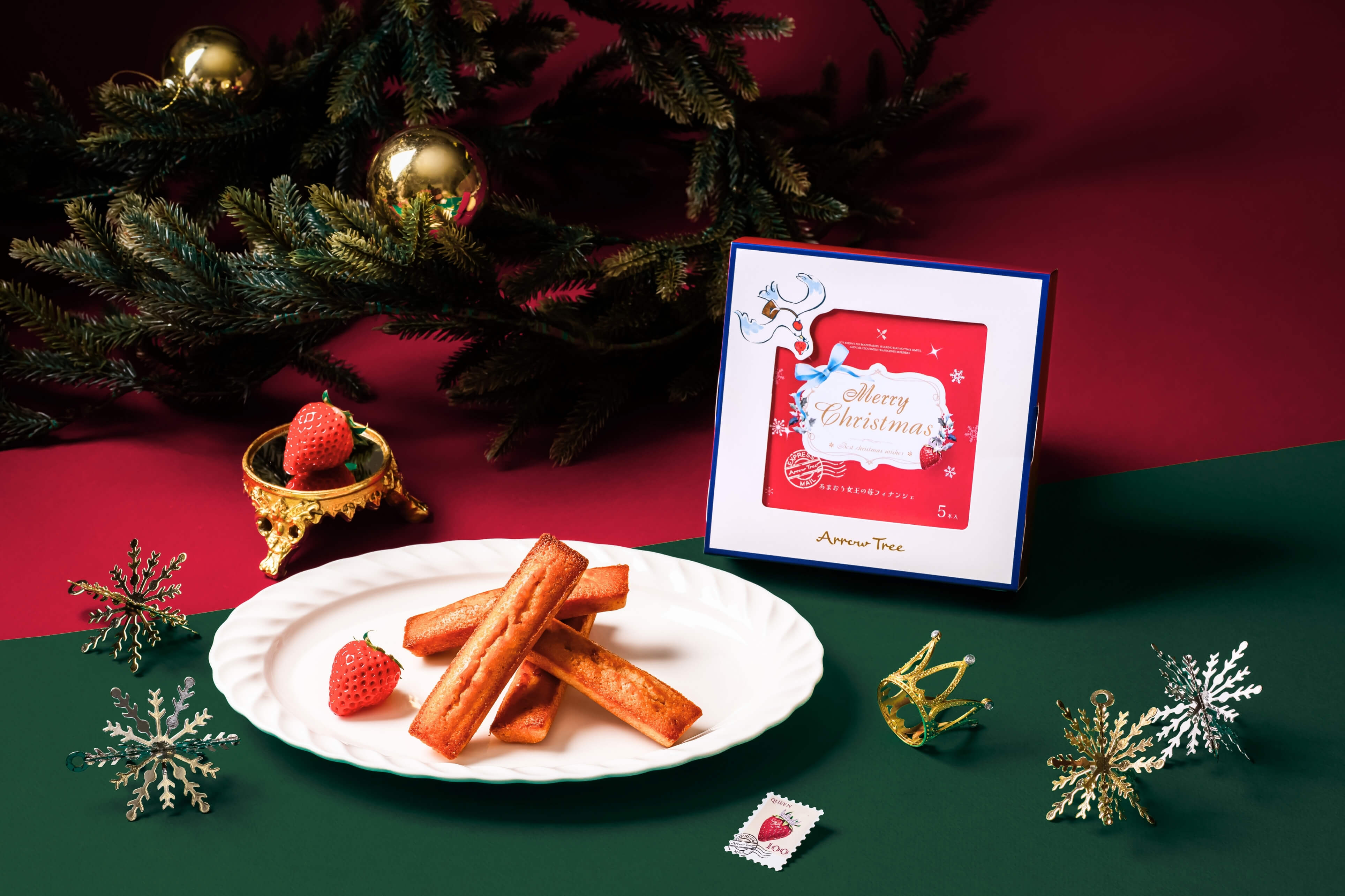 X’mas あまおう女王の苺フィナンシェ 5本入