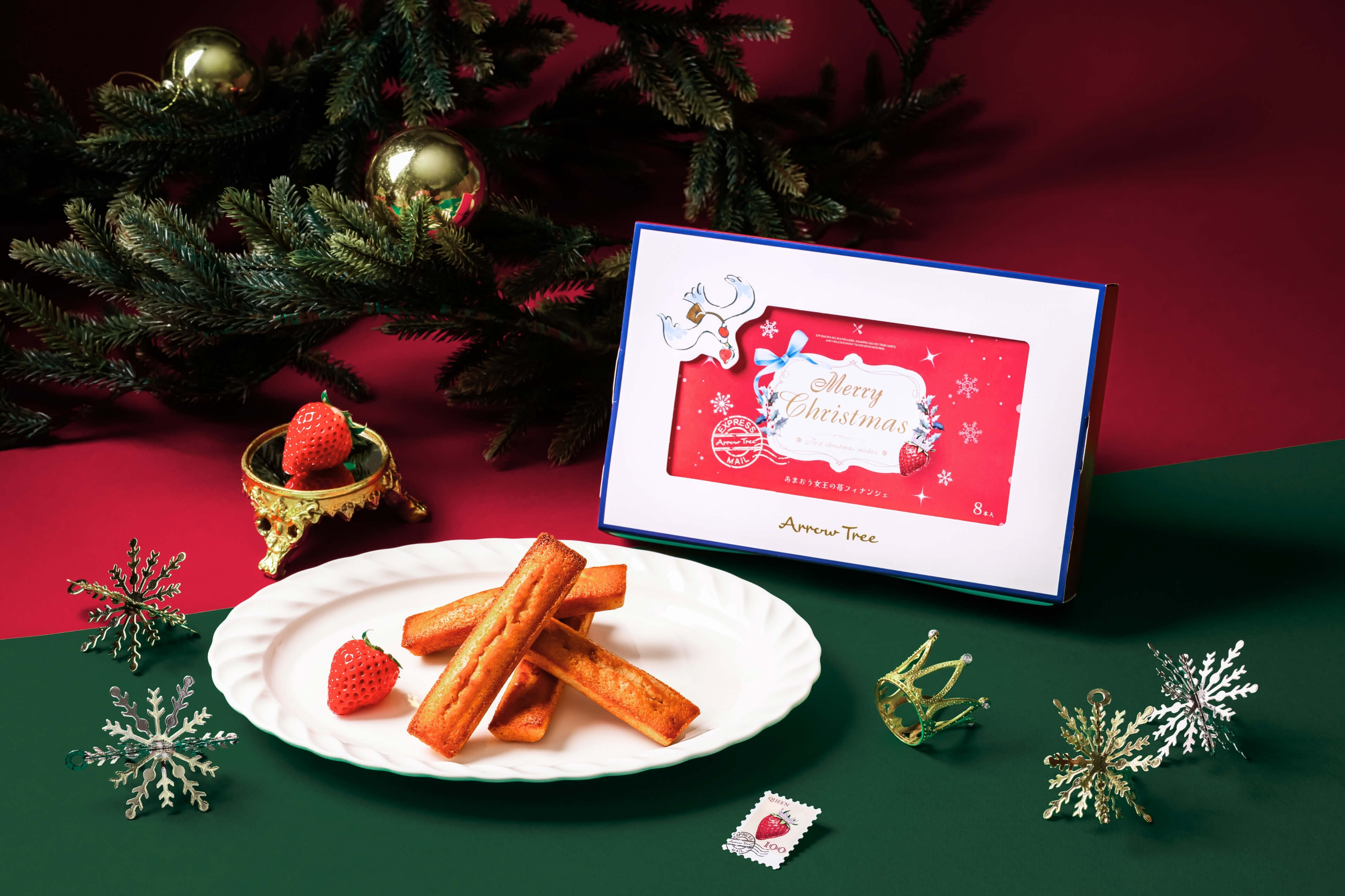 X’mas あまおう女王の苺フィナンシェ 8本入