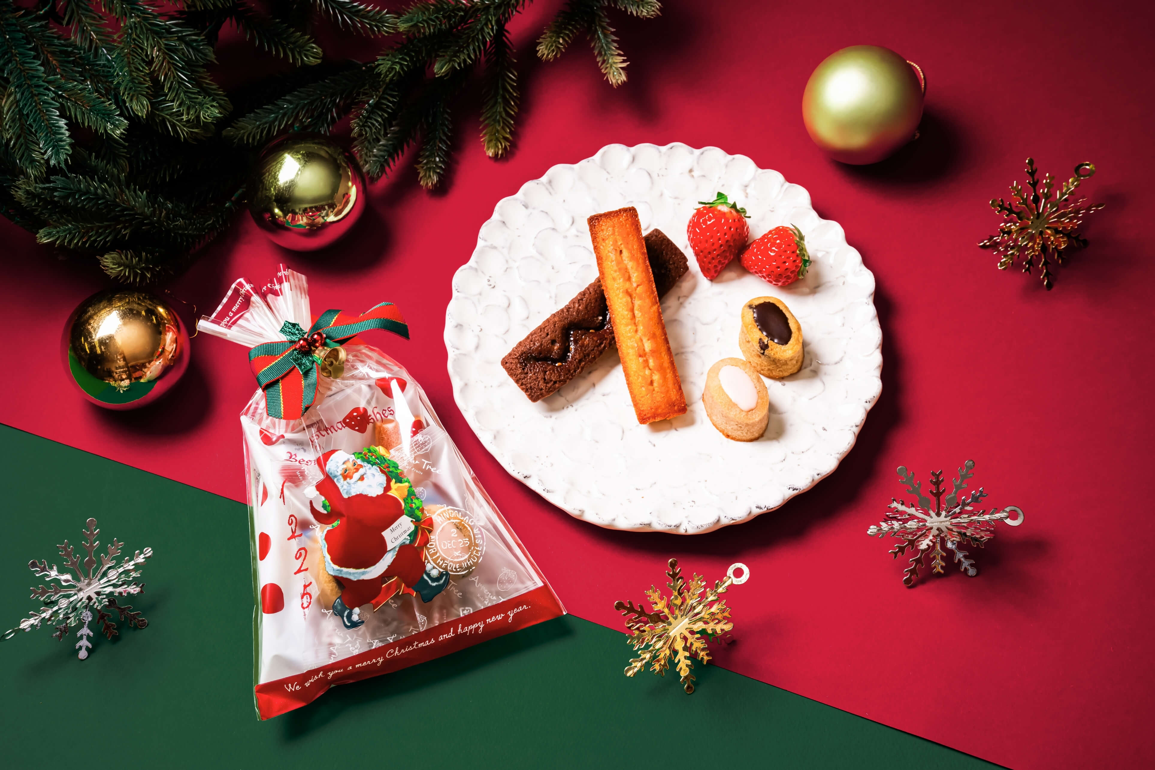 X’mas アンティークサンタのお菓子セット